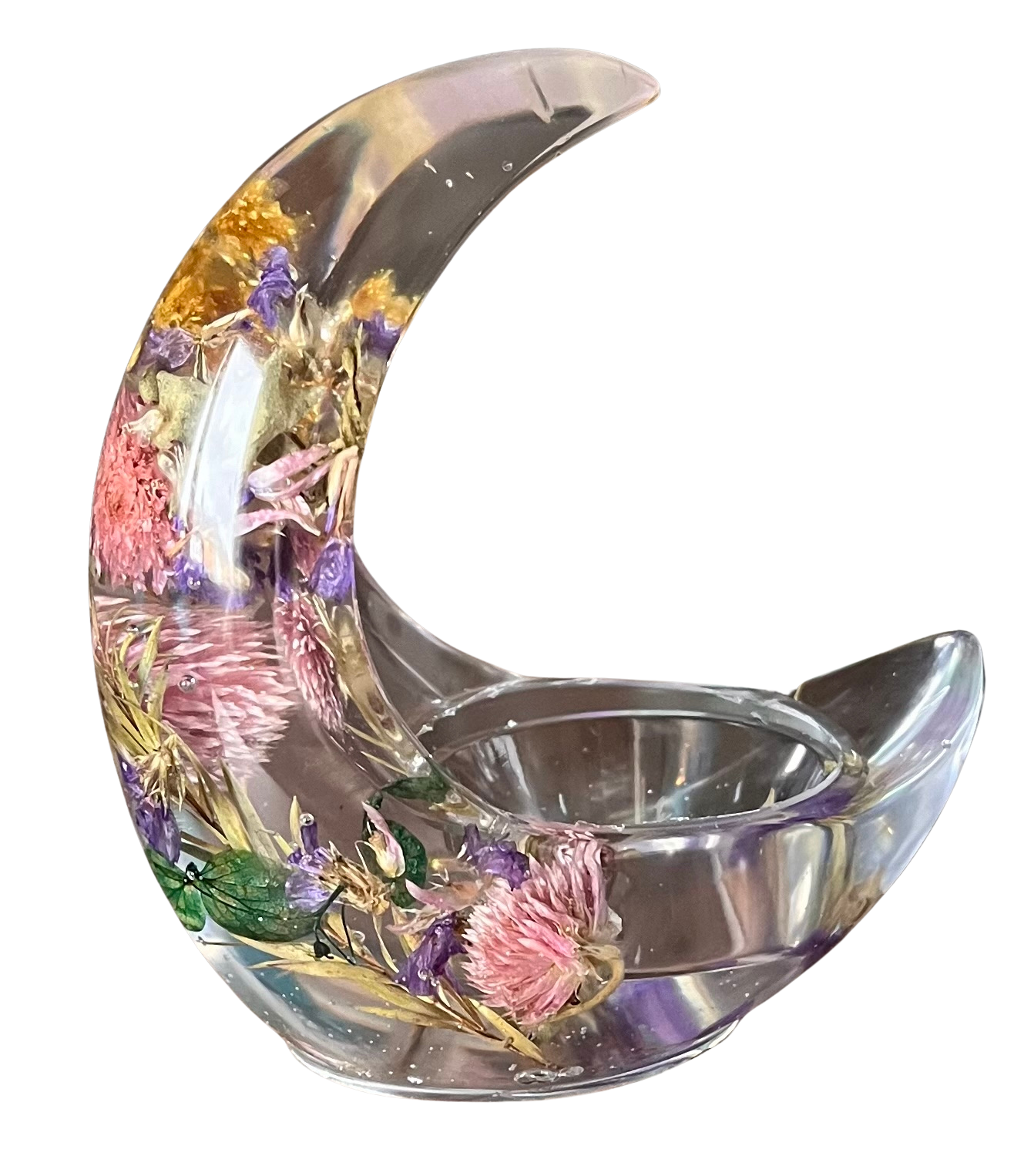 Memorial Crescent Moon Candle Holder
