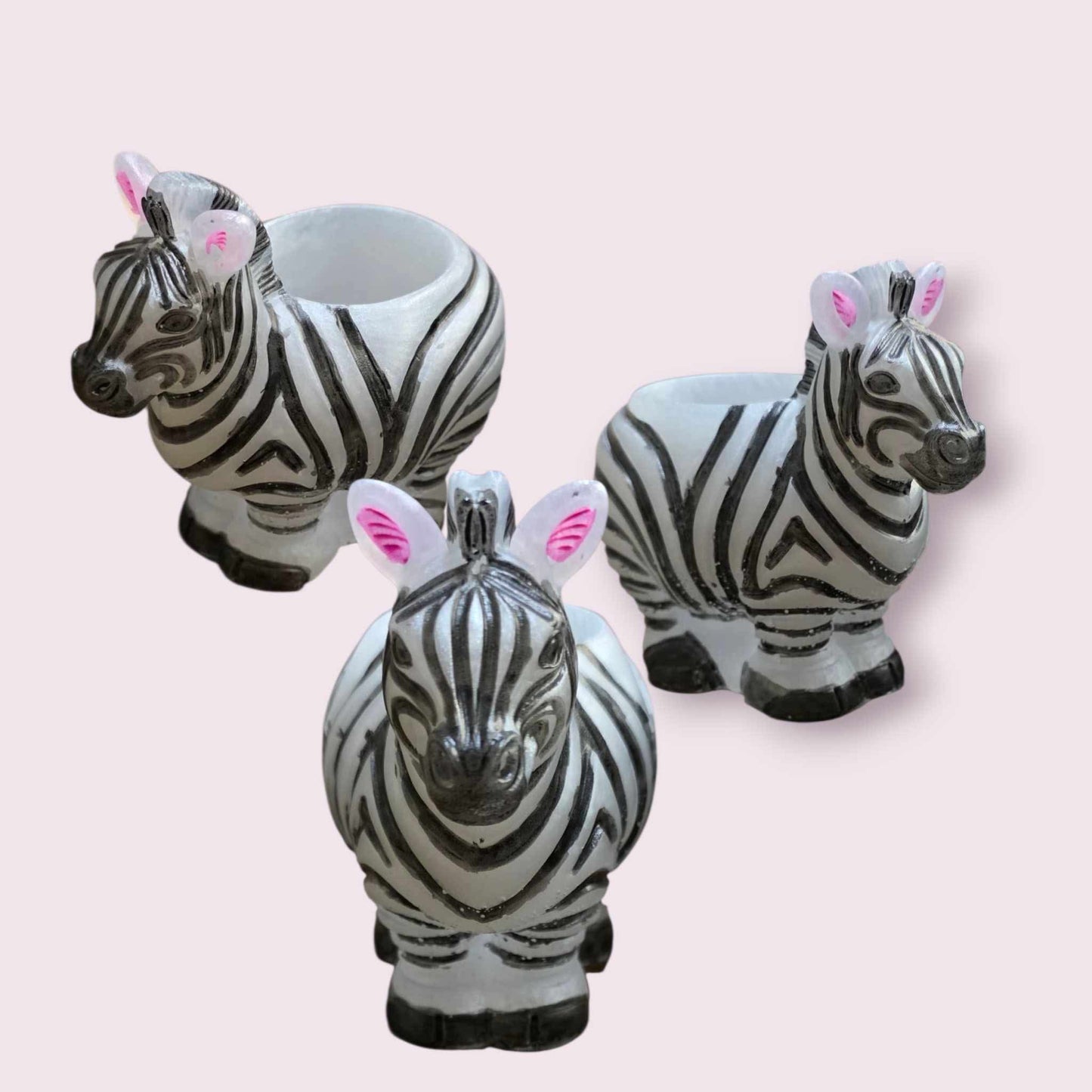 Zebra Brush/pen Holder