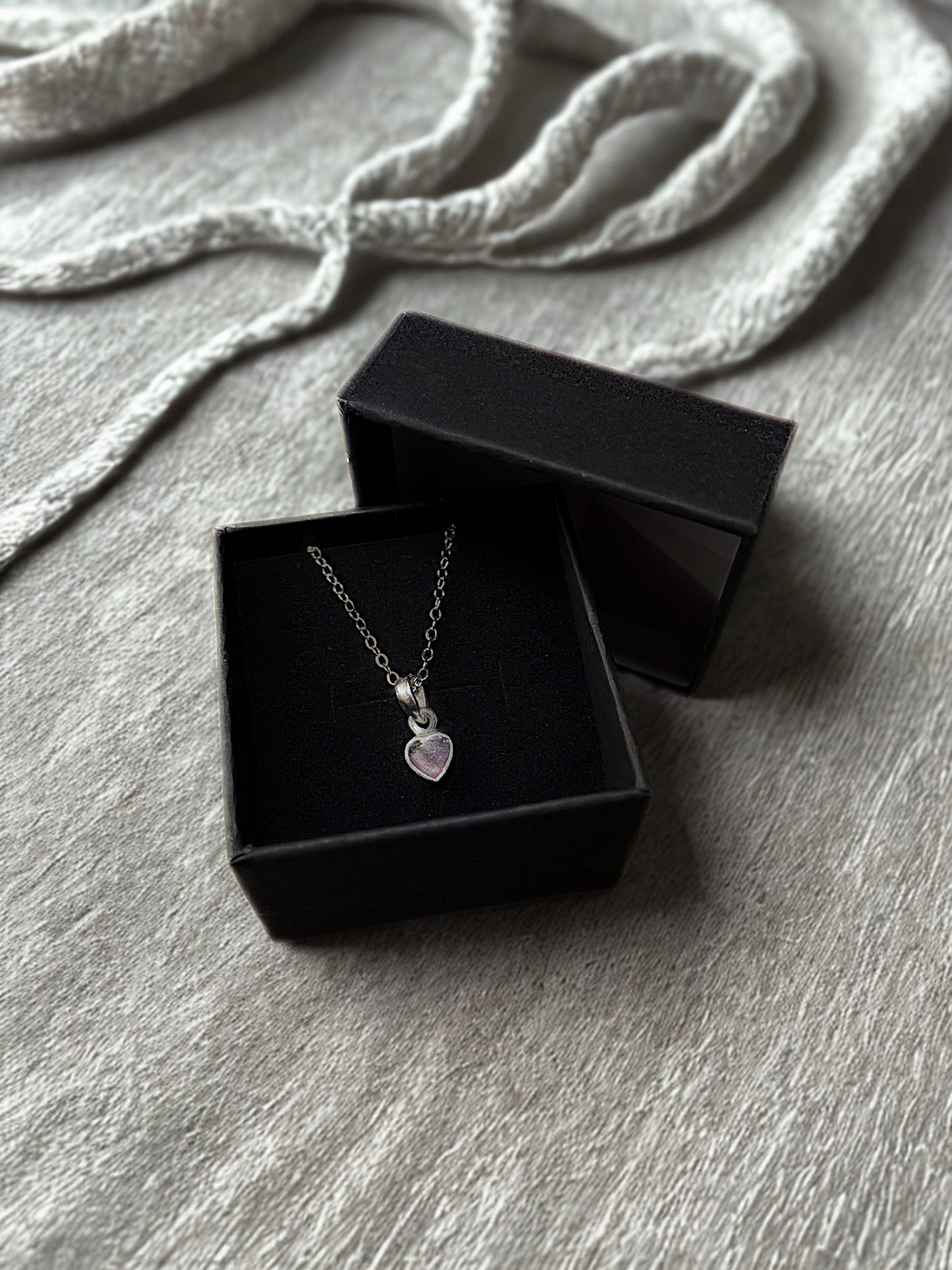 Sterling Silver Memorial Heart Pendant