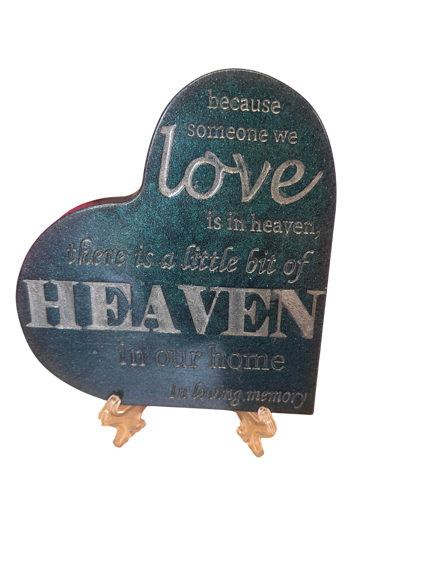 Memorial plaque and stand