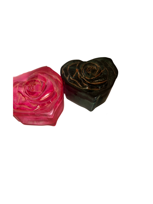 Rose Heart Trinket Box