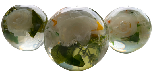 Large memorial candle holders