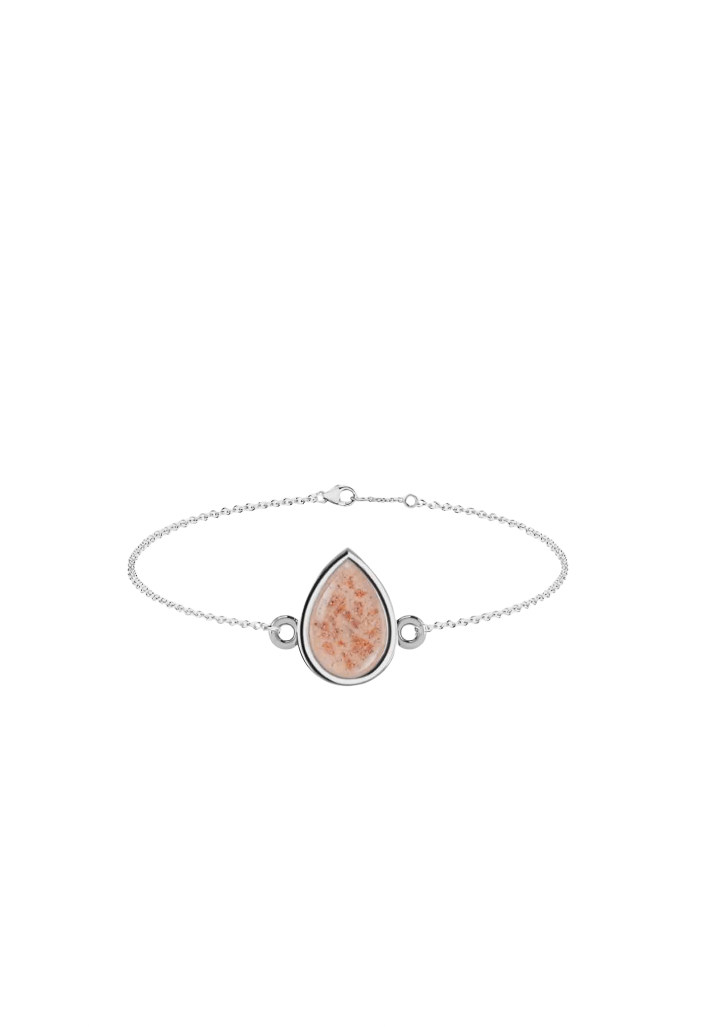 Memorial Sterling Silver Pear Drop Bracelet