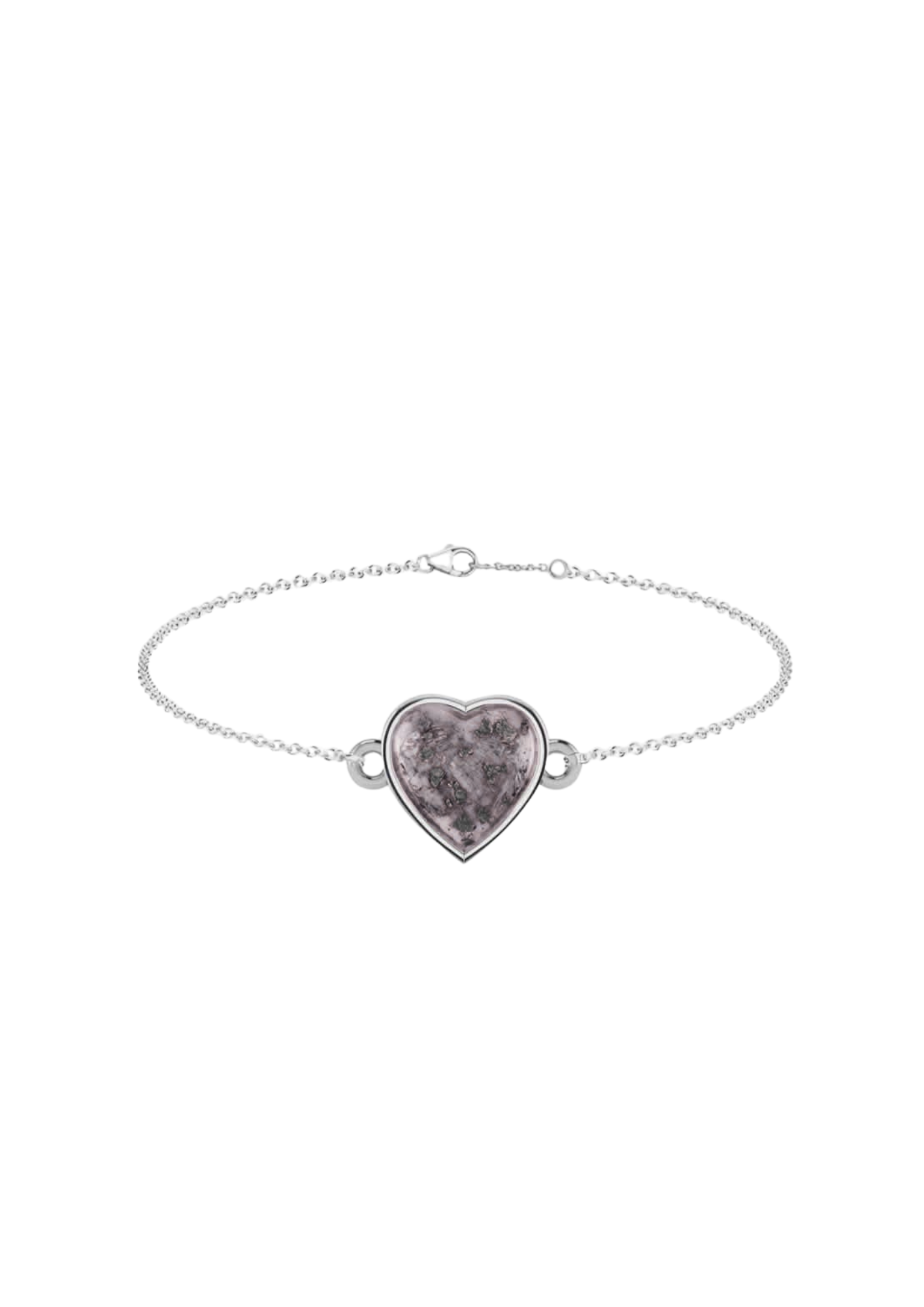 Memorial Sterling Silver Heart Bracelet