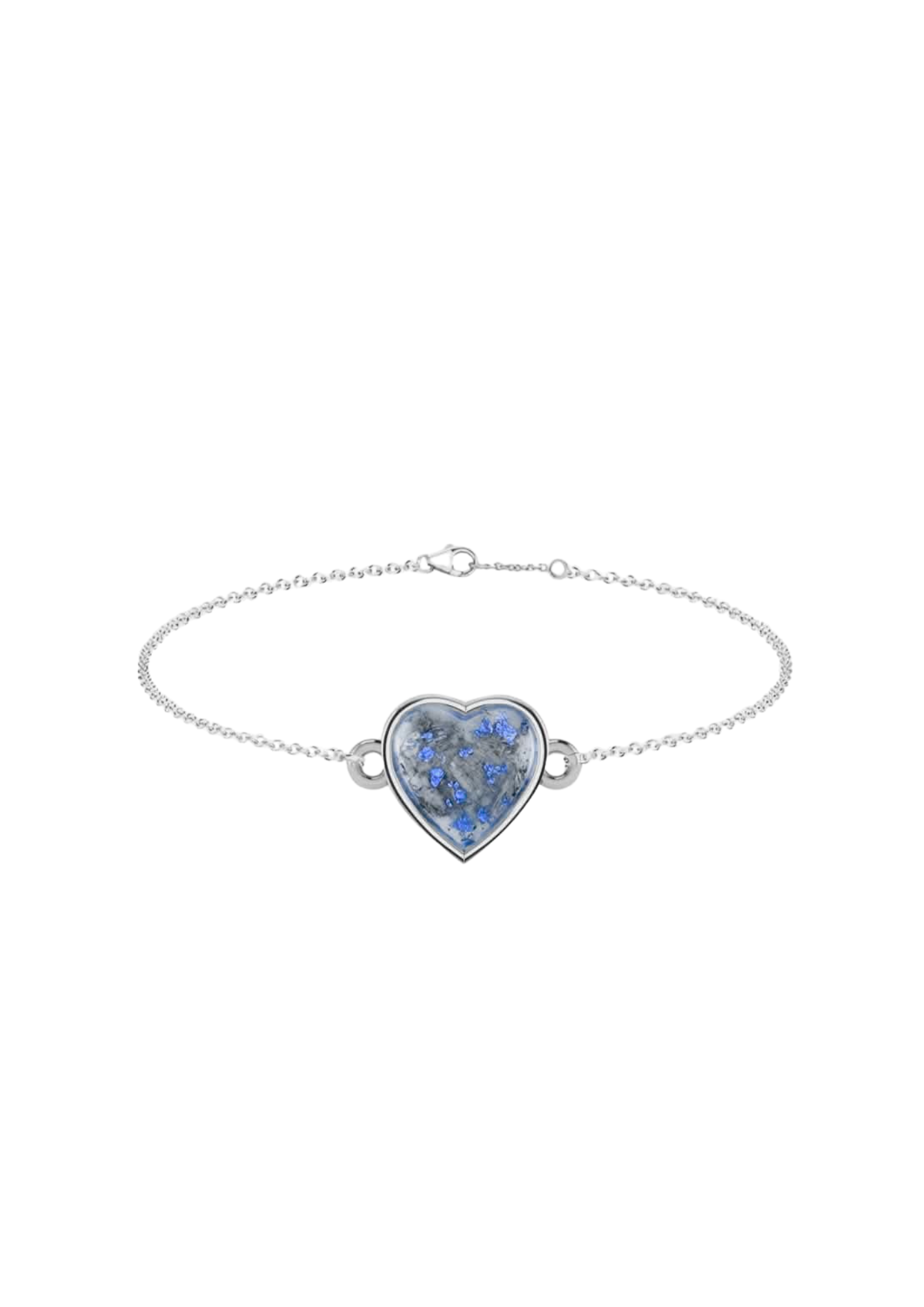 Memorial Sterling Silver Heart Bracelet